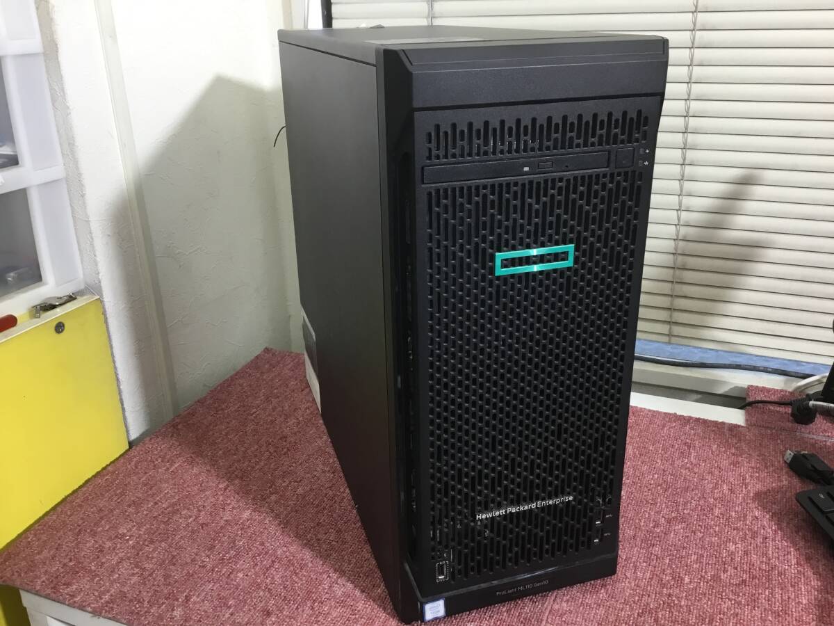 HPE ProLiant ML110 Gen10★Xeon-Bronze 3106+M16GB★HDD無し・マウンタ4個付き・冗長電源★BIOS起動・変更保証付き拍卖