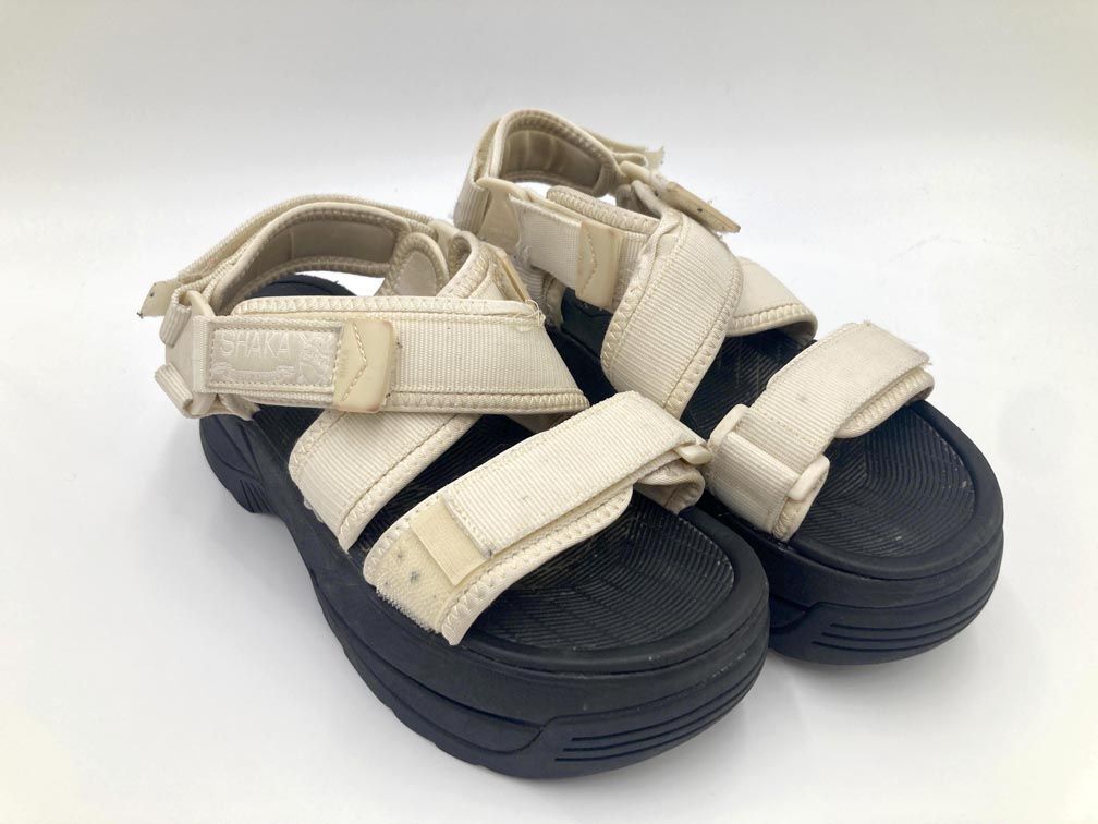 SHAKA シャカ 定価11880 NEO FREEFALL CHUNKY スポーツ サンダル sizeサイズ表記なし/アイボリー■◆拍卖
