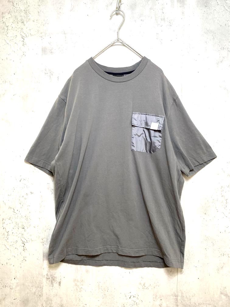 ゆうパケットOK Paul Smith ポールスミス ミックスアップポケット 半袖 Tシャツ sizeL/グレー ■■拍卖