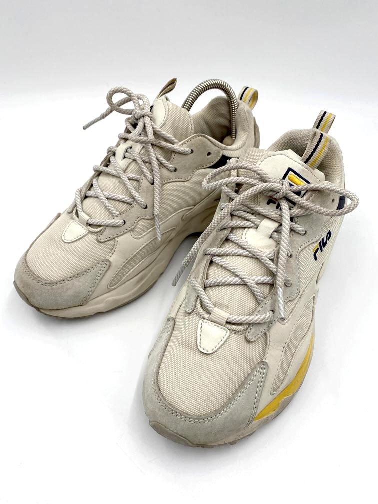 FILA フィラ 1RM01153444 RAY TRACER レイトレイサー スニーカー size24.5/ベージュ ■■拍卖