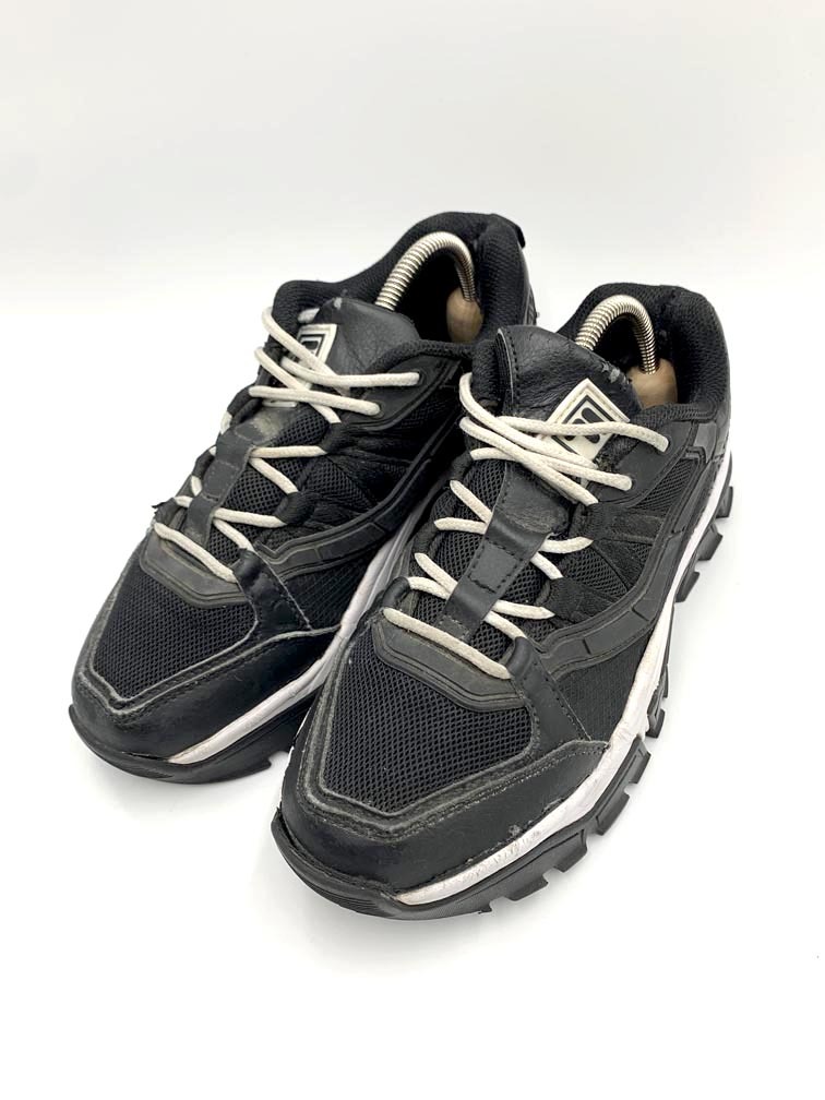 FILA フィラ Z BUFFER ダット スニーカー size24/黒 ■■拍卖