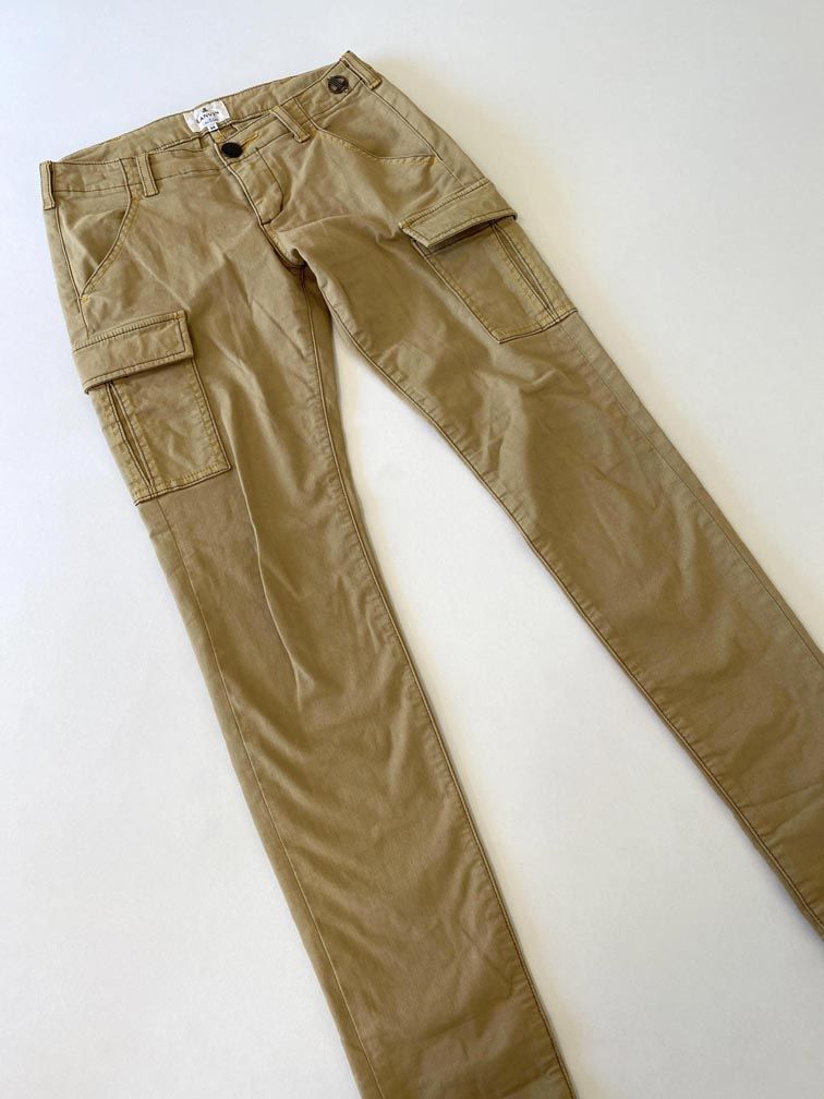 ゆうパケットOK LANVIN ランバン 8411-1706-0 カーゴ パンツ size34/ベージュ■■拍卖