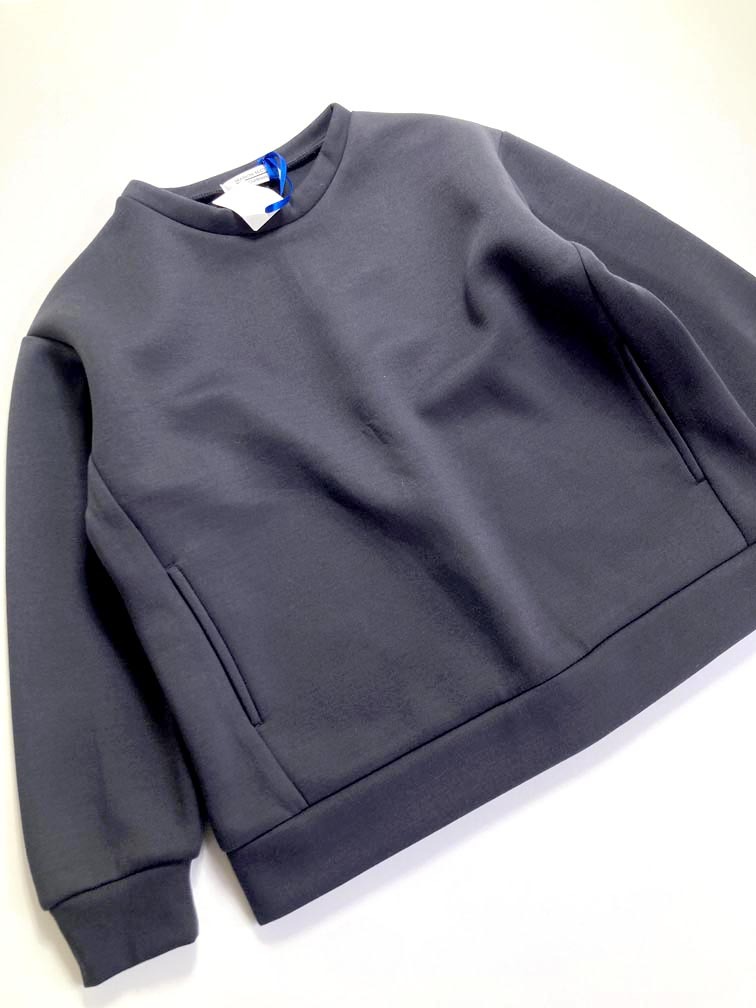 新品 OMNES 1520-5078 スポンジポンチ後裾ファスナー プルオーバー 紺 ◇■拍卖