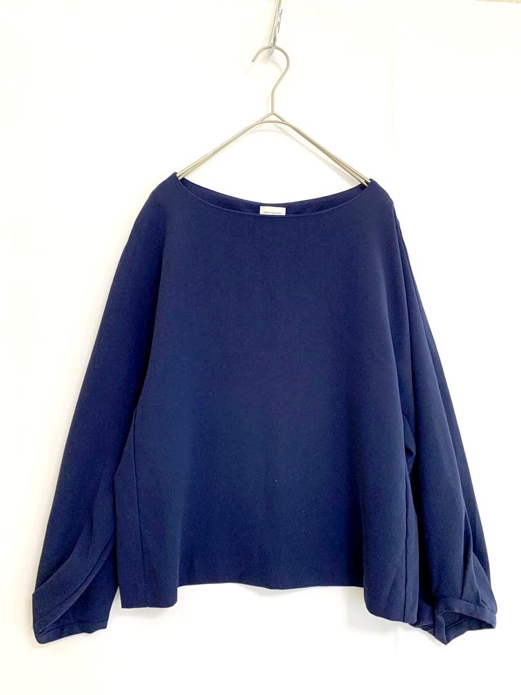 ゆうパケットOK 美品 URBAN RESEARCH DOORS アーバンリサーチドアーズ 定価7700円 ブラウス シャツ sizeONE/紺 ■■拍卖