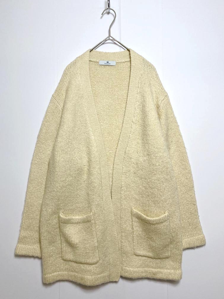URBAN RESEARCH Sonny Label アーバンリサーチサニーレーベル LA97-22R051 もっちりニットルーズ カーディガン sizeF/アイボリー ■■拍卖
