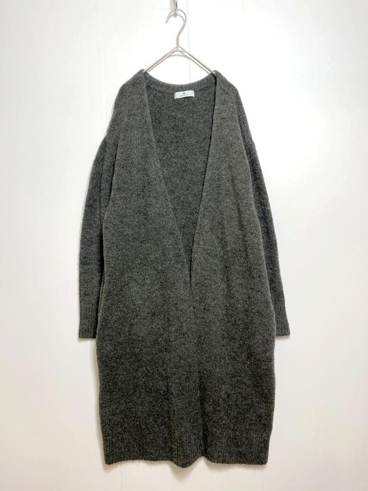 URBAN RESEARCH Sonny Label アーバンリサーチサニーレーベル 定価9350円 モヘア混ヘアリーニット カーディガン sizeF/グレー ■■拍卖