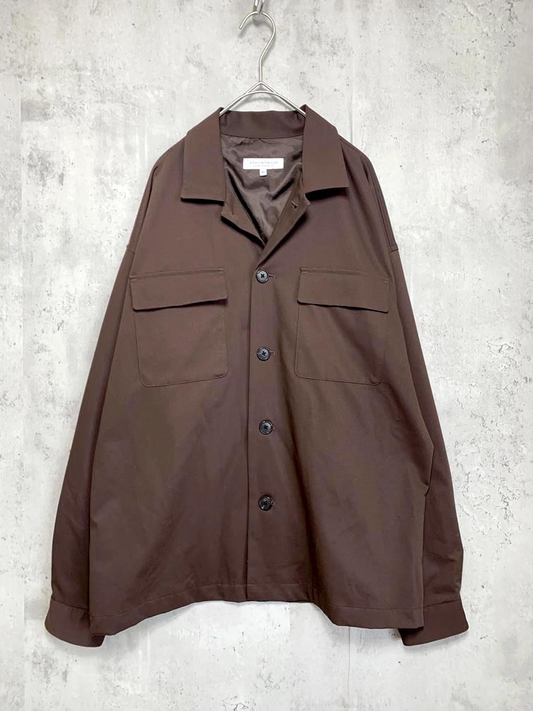 ゆうパケットOK 美品 a day in the life アデイインザライフ ユナイテッドアローズ 定価7920円 シャツ ジャケット sizeM/茶 ■■拍卖