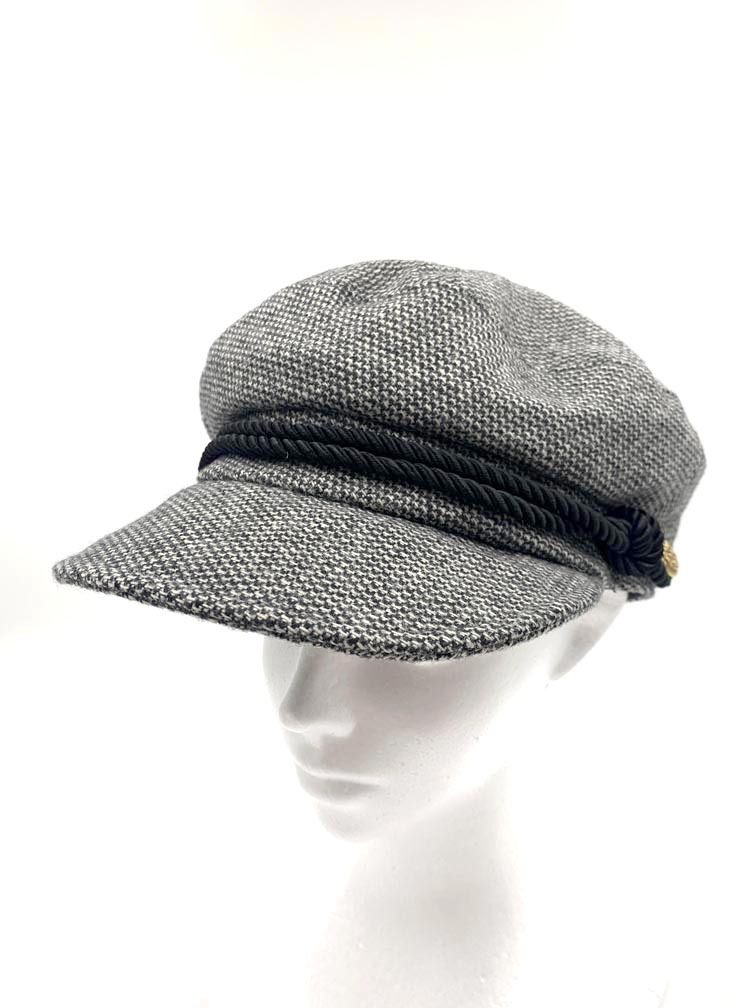 ゆうパケットOK 美品 Lily Brown リリーブラウン 定価6380円 ボタン付き キャスケット キャップ sizeONE/グレー ◇■拍卖