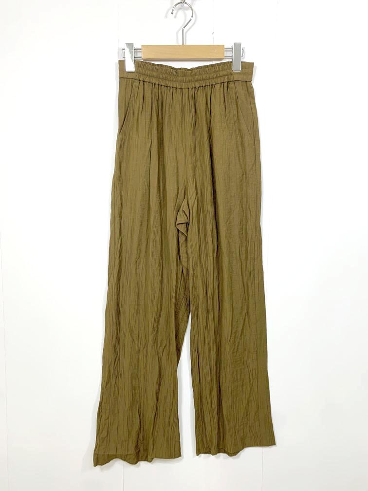 ゆうパケットOK URBAN RESEARCH DOORS アーバンリサーチドアーズ DR16-24G602 ワッシャー加工 イージー パンツ sizeOne/茶 ■◆拍卖