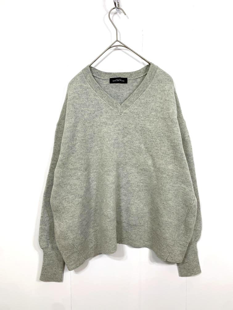 ゆうパケットOK green label relaxing グリーンレーベルリラクシング セレニティ Vネック プルオーバー ニット セーター グレー ■■拍卖