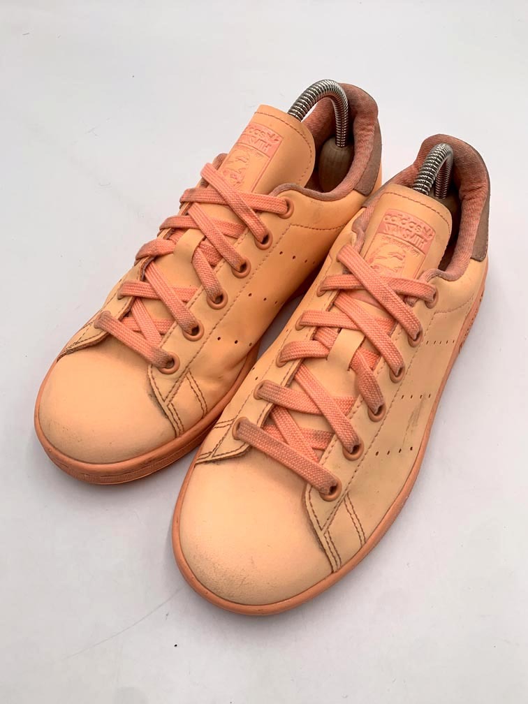 adidas originals アディダスオリジナルス s80251 STAN SMITH スタンスミス Adicolor Sunglow スニーカー size23/オレンジ ■■拍卖