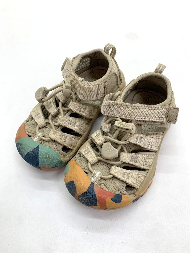 KEEN キーン NEWPORT H2 水陸両用 キッズ サンダル 15cm ベージュ ■◆拍卖