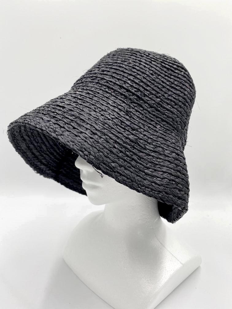 ゆうパケットOK URBAN RESEARCH アーバンリサーチ UR25-2CW006 ラフィアブリム ハット 黒 ■◆拍卖