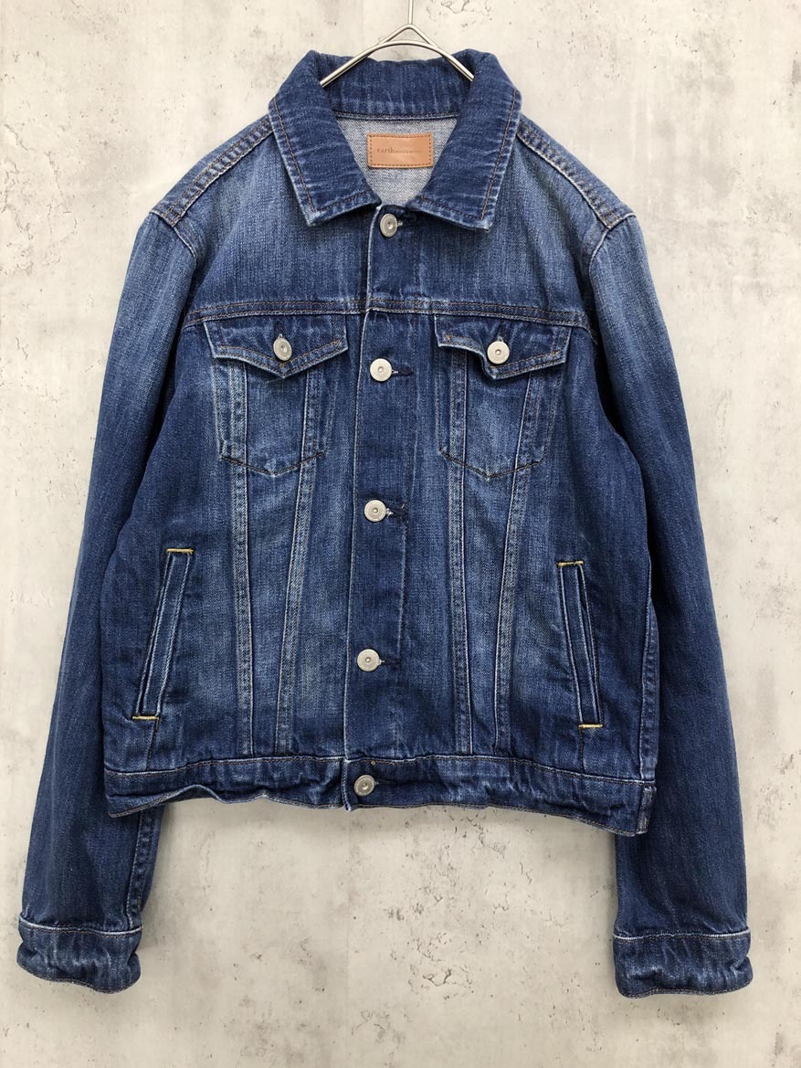 earth music&ecology アースミュージック&エコロジー Gジャン デニム ジャケット sizeM/ブルー系 ◇■ ☆ fga1 レディース拍卖