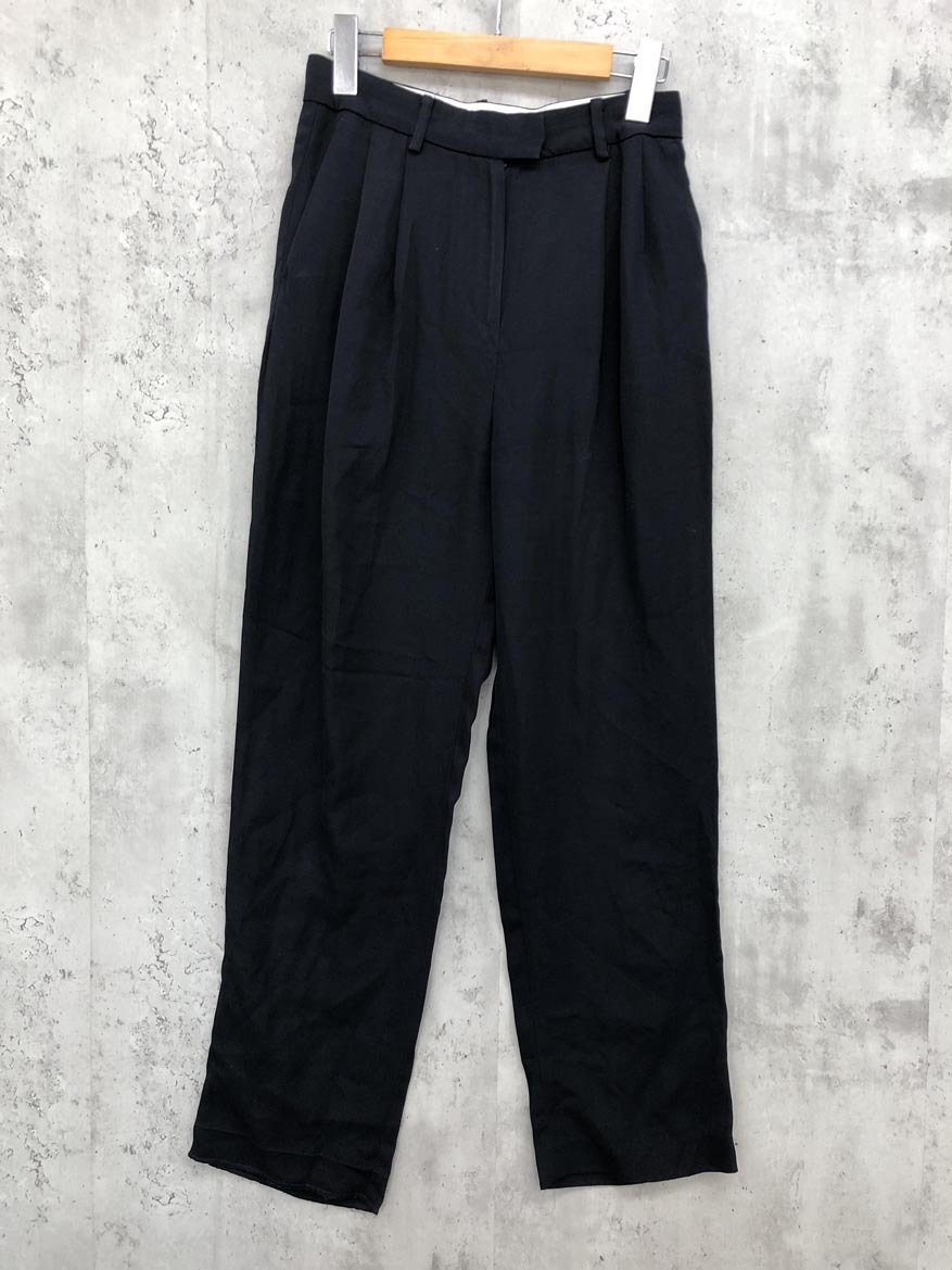 ゆうパケットOK TODAYFUL トゥデイフル 12110719 テーパードタック パンツ size38 /濃紺 ■■ ☆ fgb1 レディース拍卖