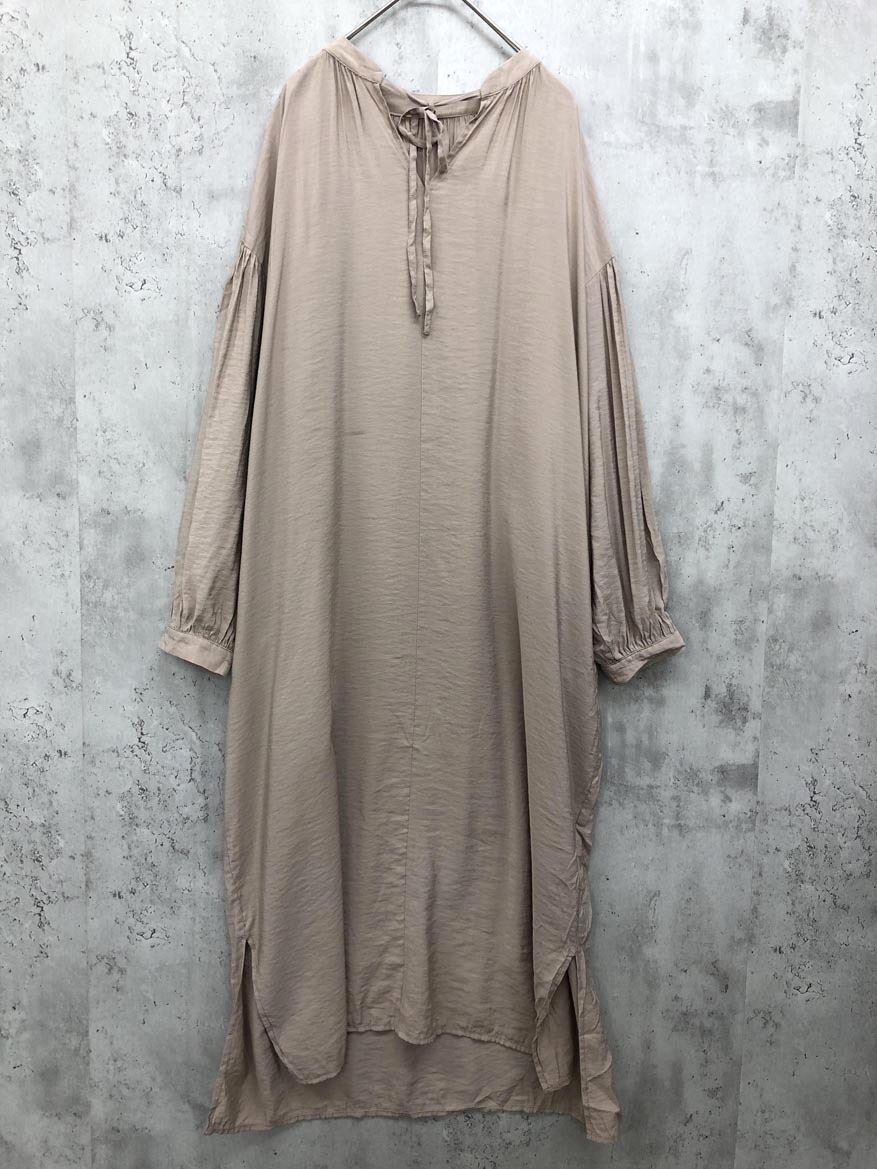 ゆうパケットOK LOWRYS FARM ローリーズファーム カフタン ワンピース sizeF/ベージュ ■◇ ☆ fgb7 レディース拍卖