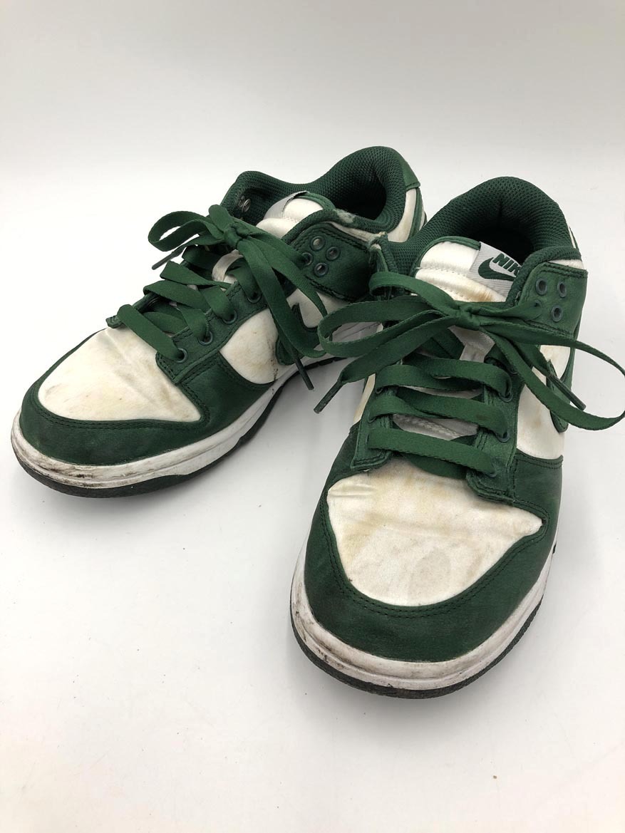 NIKE ナイキ ダンク LOW ESS SNKR dx5931-100 スニーカー size23.5/緑 ■■ ☆ fgc4 レディース拍卖