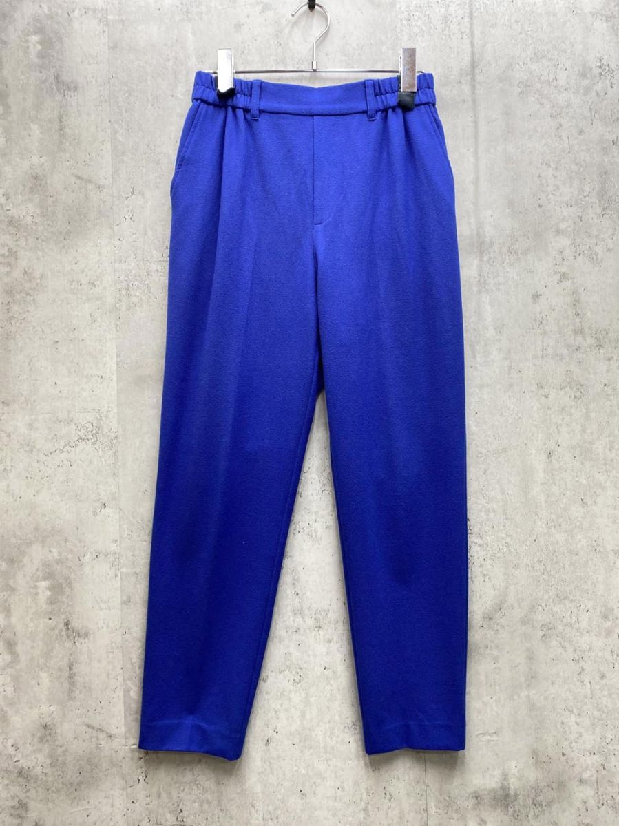 ゆうパケットOK NOLLEY’S ノーリーズ 2-0035-6-09-001 ウォッシャブル微起毛イージースリムパンツ size36/青 ◇■◎拍卖