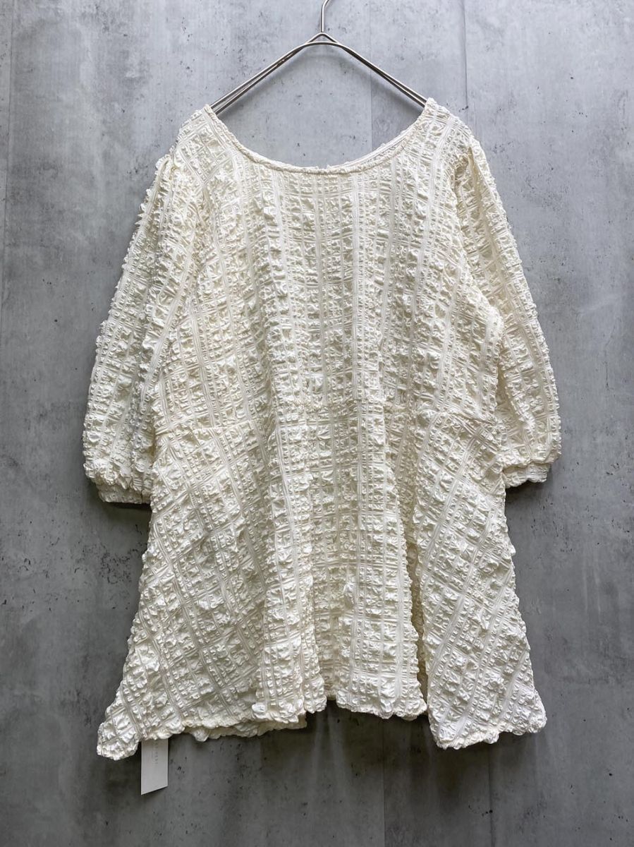 ゆうパケットOK 新品 NICECLAUP ナイスクラップ ブラウス シャツ sizeF/アイボリー ■◆拍卖