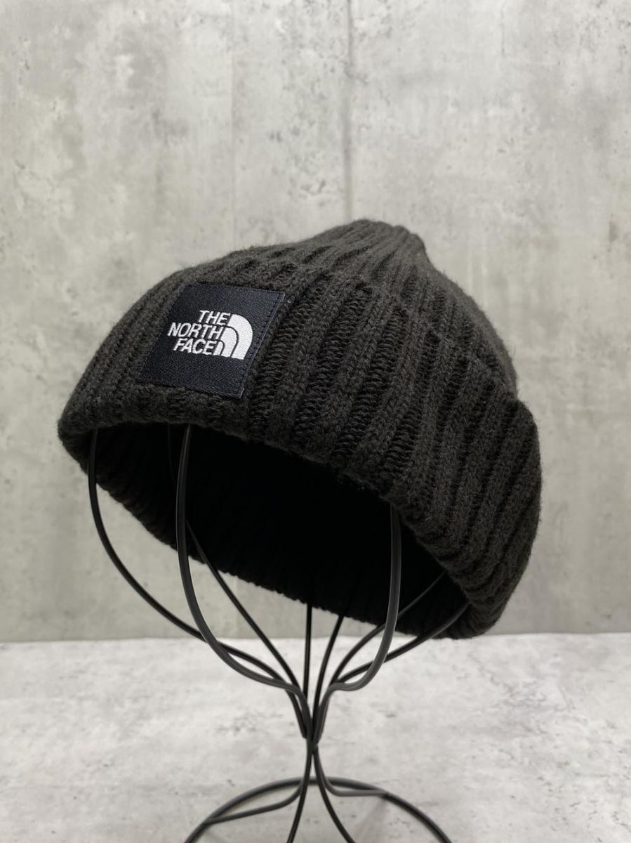 ゆうパケットOK THE NORTH FACE ザノースフェイス ニット帽 ブラック ◆■拍卖