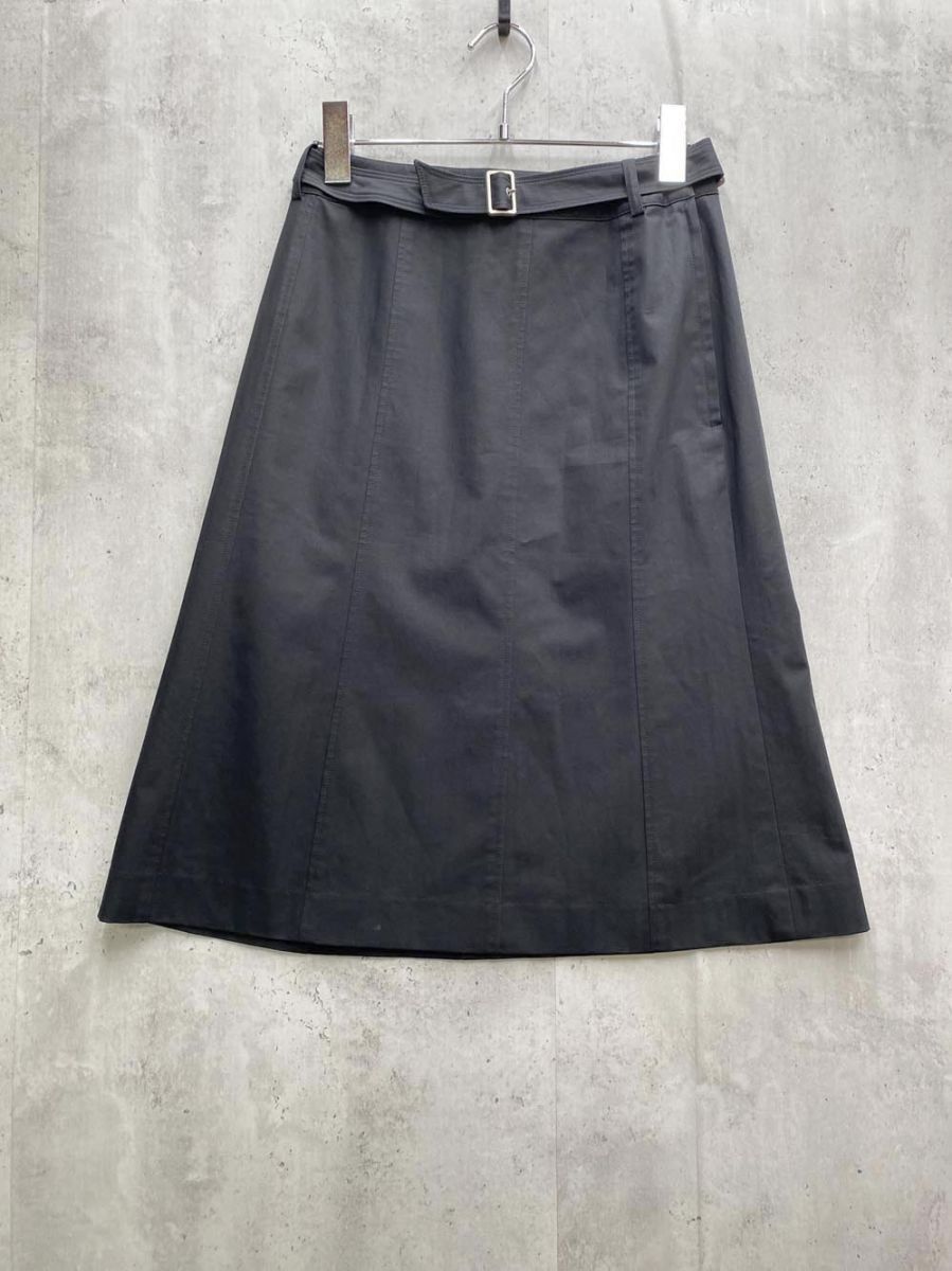 ゆうパケットOK NEWYORKER ニューヨーカー スカート size7/黒 ■◆拍卖