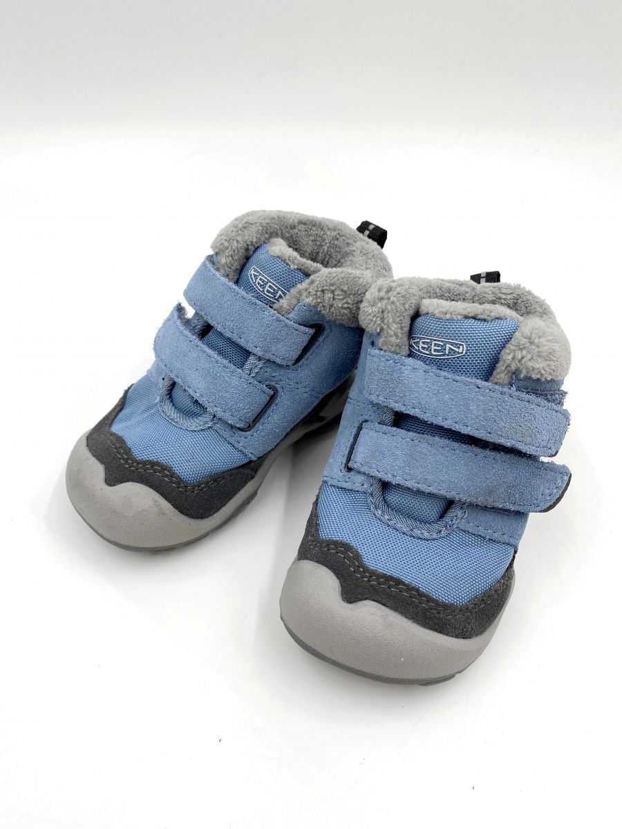 美品 KEEN キーン 1026814 ノッチ チャッカ ディーエス ベビーシューズ size11.5/水色 ◇■拍卖