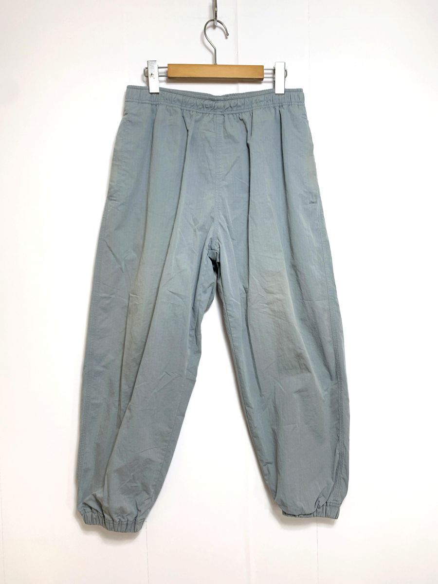 ゆうパケットOK 5/ 5351POUR LES HOMMES ファイブスラッシュ 定価17600円 リップストップ ボリューム パンツ sizeL/ライトブルー ■■拍卖