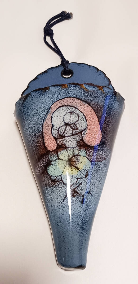 からはし窯 ふくろう花瓶 壁掛け用 中古拍卖