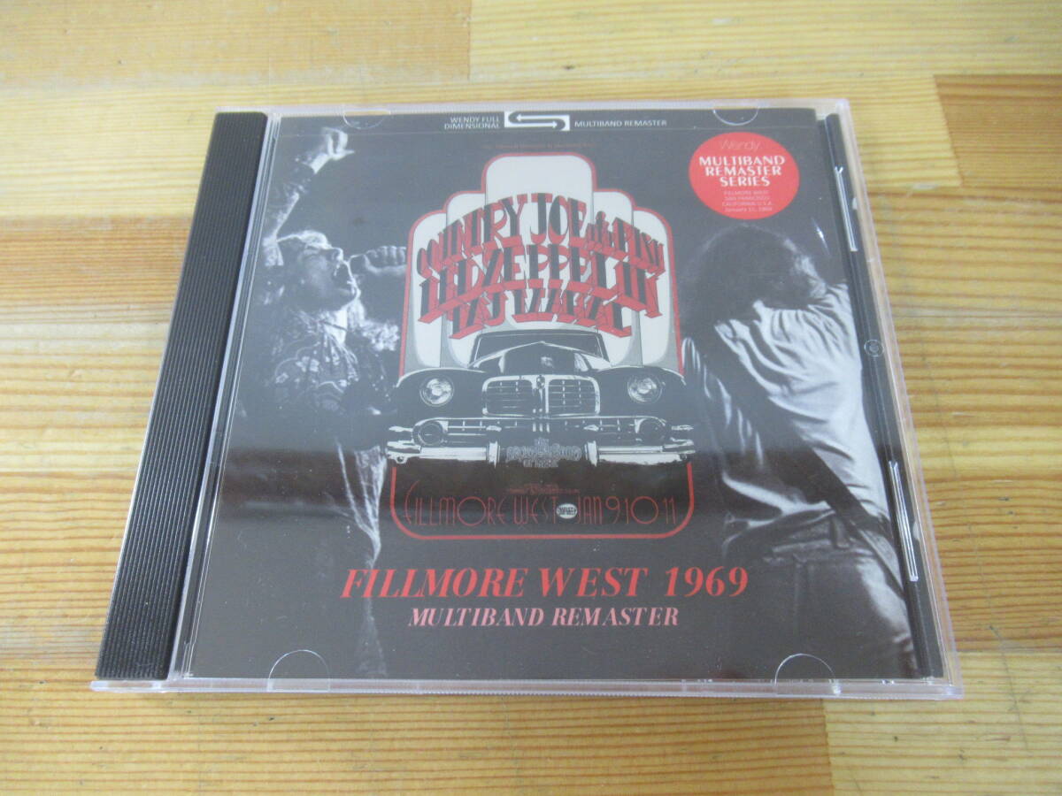 A23☆ 【 CD 】 LED ZEPPELIN FILLMORE WEST 1969 MULTIBAND REMASTER レッド・ツェッペリン フィルモア・ウエスト WECD-411 250719拍卖