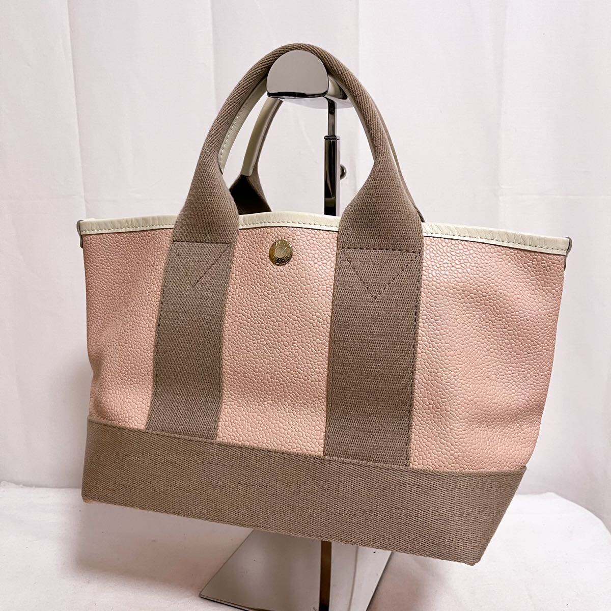 和787★ TOPKAPI TREASURE トプカピ トレジャー ハンドバッグ カジュアル ピンク ベージュ レディース拍卖