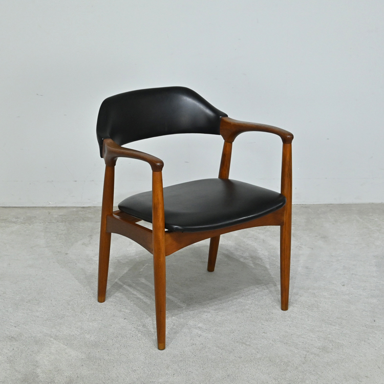 70年代ヴィンテージ 辻木工 チーク材 アームチェア b/北欧モダン デンマーク ウェグナー モラー カイクリスチャンセン アクタス イデー拍卖
