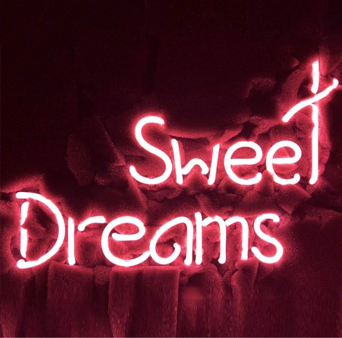 オーダーメイド SweetDreams ネオン管 ピンク 看板 オリジナル 看板 ネオン祭り LEDネオンサイン拍卖