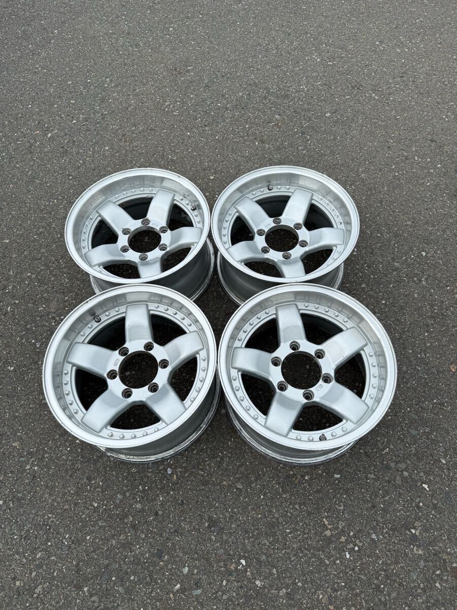 DAIYEH NASKA JWLーT 中古アルミホイール4本セット 16インチ 8J 6穴PCD139.7 オフセット+0 拍卖