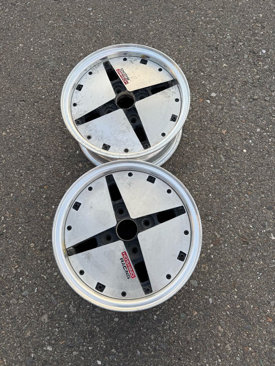 HOSHINO RACING IMPUL 14インチ 6J 4穴PCD114.3オフセット+33 中古アルミホイール2本 拍卖