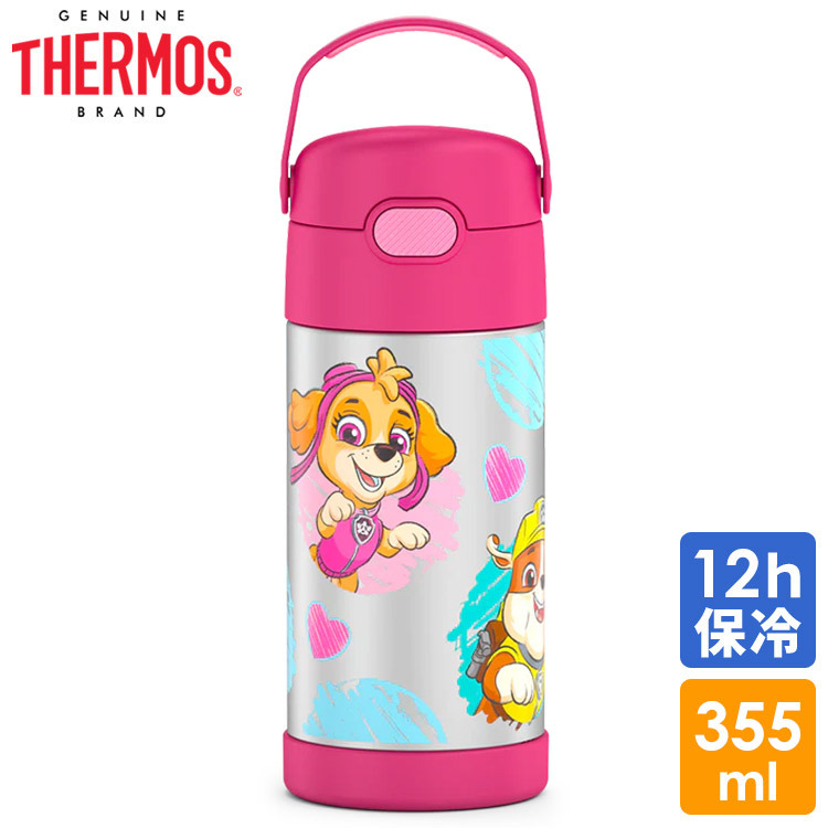 サーモス ステンレス ストロー 水筒 ステンレス水筒 パウ・パトロール ストロー 350ml THERMOS 子供 パウパト スカイ拍卖