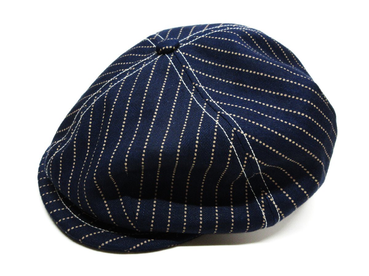 未使用 FREEWHEELERS“CASSADY フリーホイーラーズ キャスケット ウォバッシュ ストライプ/帽子/ハット/日本製拍卖