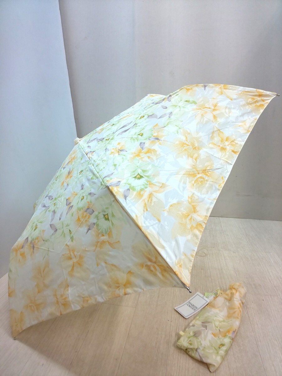 ☆HARDY AMIES ムーンバット 折りたたみ傘 日傘 MOONBAT UVカット 花柄☆拍卖