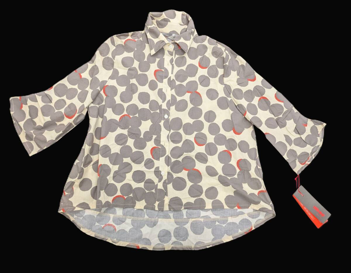 未使用 タグ付 koibitomisaki コイビトミサキ シャツ ブラウス 七分袖 ワイヤー拍卖