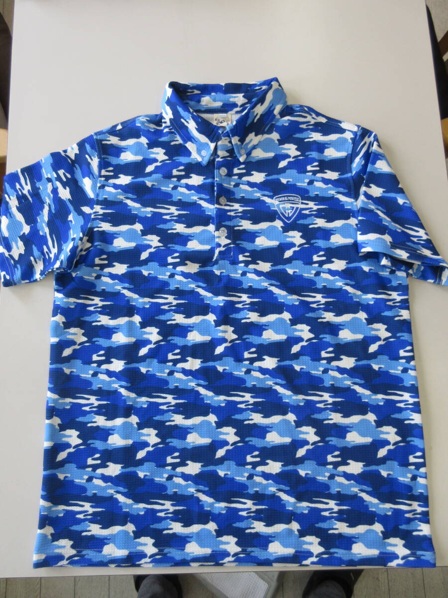 希少大きいサイズ★XXXL★COMON GOLF コモンゴルフ★1ラウンドのみの美品★ブルー迷彩拍卖