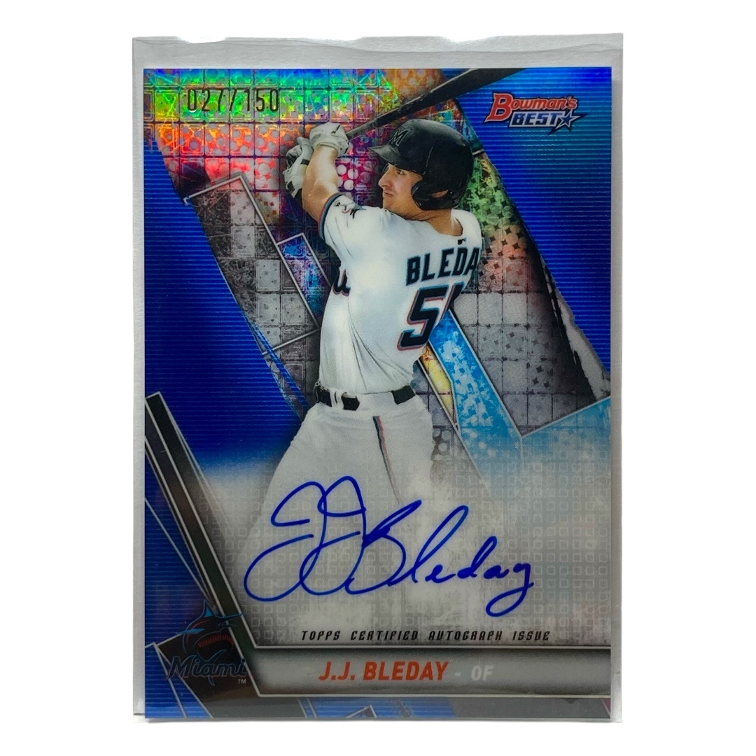 TOPPS MLBカード BONMAN'S BEST J.J.BLEDAY MARLINS 027/150 #B19-JJB 中古 IT2拍卖
