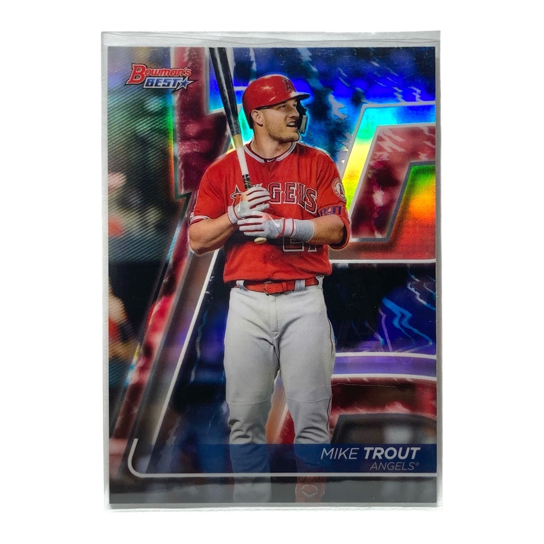 TOPPS MLBカード BOWMAN'S BEST MIKE TROUT ANGELS #2 中古 IT2拍卖