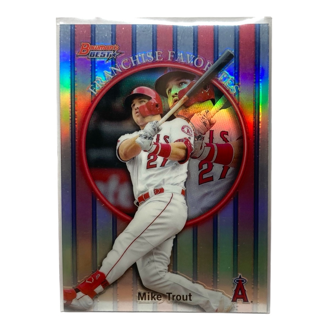 TOPPS MLBカード BOWMAN'S BEST MIKE TROUT ANGELS #99FF-MT 中古 IT2拍卖