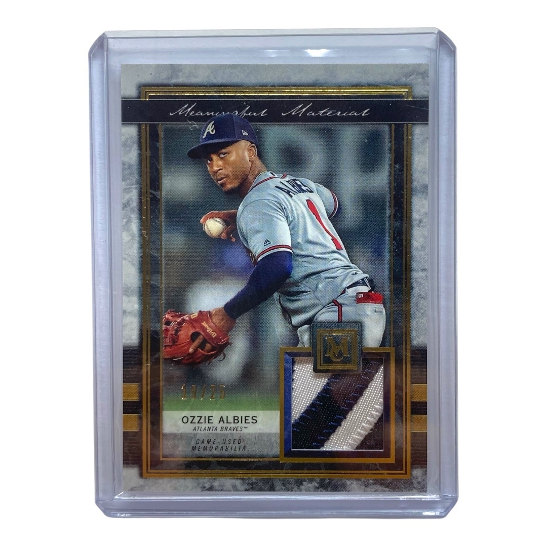 TOPPS MLBカード MUSEUM COLLECTION OZZIE ALBIES BRAVES 19/25 #MMR-OA 中古 IT2拍卖