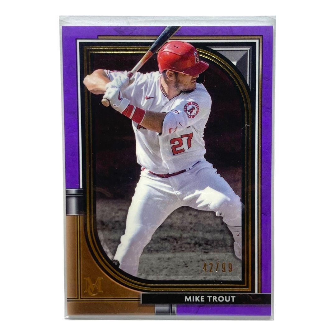 TOPPS MLBカード MUSEUM COLLECTION MIKE TROUT ANGELS 42/99 #65 中古 IT2拍卖