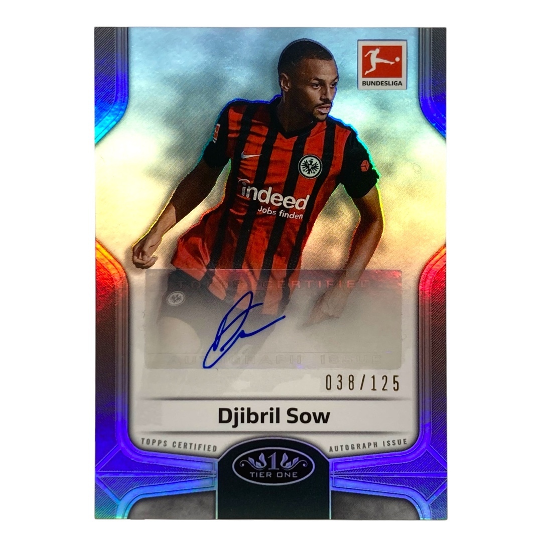 TOPPS サッカーカード TIER ONE DJIBRIL SOW FRANKFURT 038/125 #BO-DS 中古 IT2拍卖
