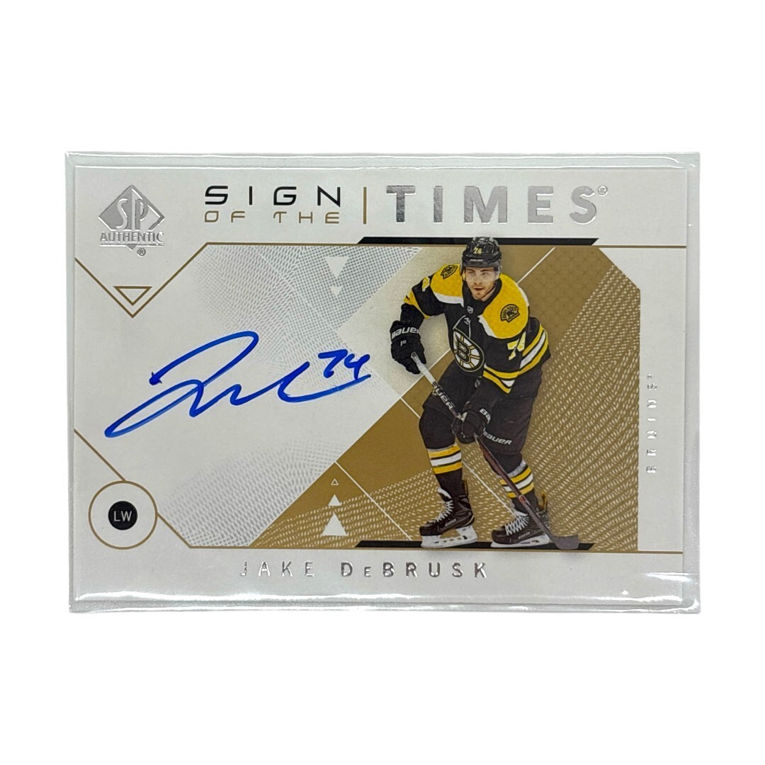 UPPER DECK NHLカード SP AUTHENTIC JAKE DEBRUSK BRUINS #SOTT-JD 中古 IT1拍卖