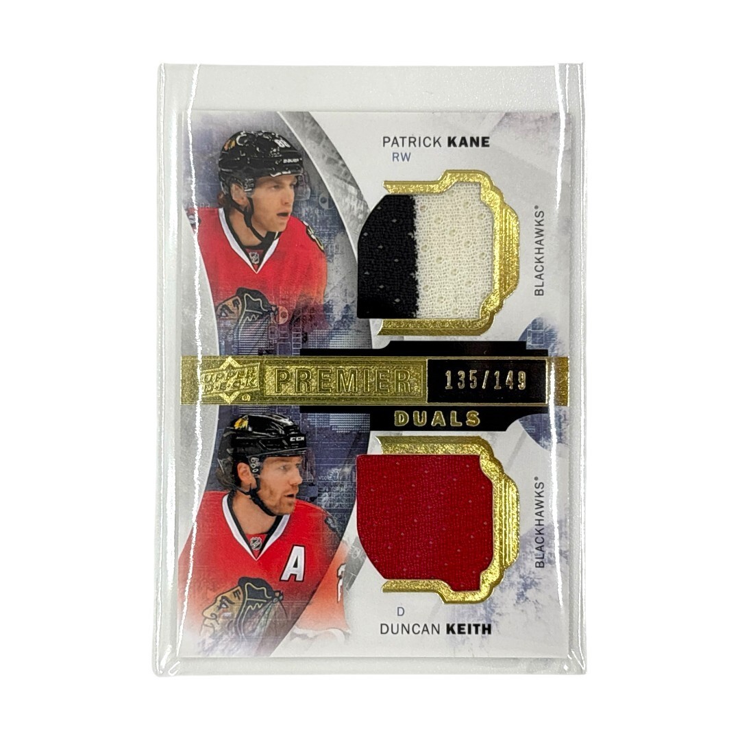 UPPER DECK NHLカード PREMIER PATRICK KANE DUNCAN KEITH BLACKHAWKS 135/149 #PD2-KK 中古 IT1拍卖