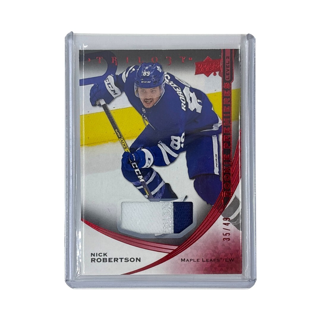 UPPER DECK NHLカード TRILOGY NICK ROBERTSON MAPLE LEAFS 35/49 #113 中古 IT1拍卖