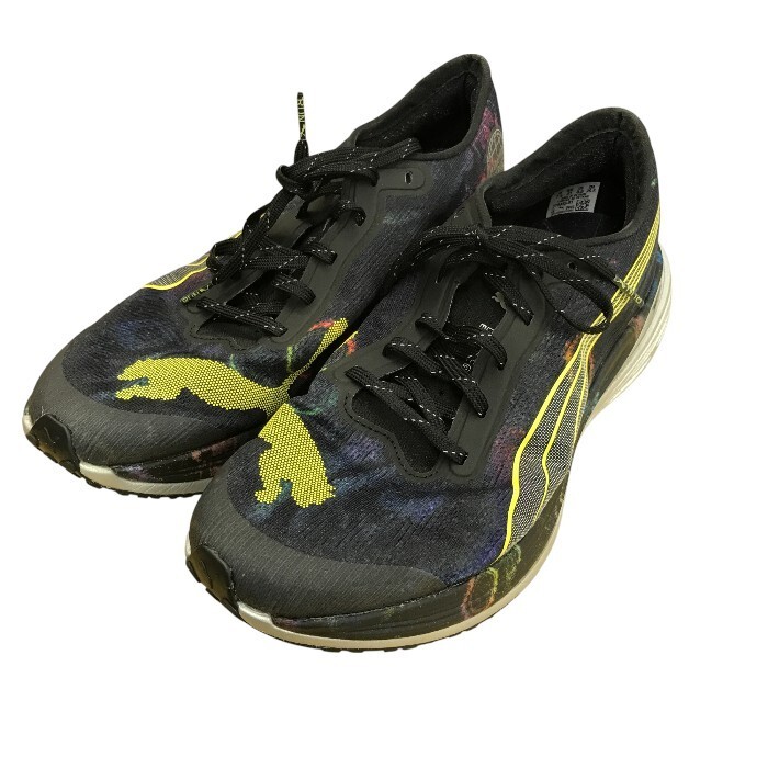 PUMA プーマ ディヴィエイト ニトロ エリート2 メンズ オールシーズン ランニングシューズ ブラック 26.5cm 378453-01 中古 N1拍卖