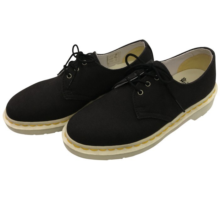 Dr.Martens ドクターマーチン LESTER 3ホール シューズ レディース オールシーズン キャンバス ブラック UK4 23cm 中古 M1拍卖